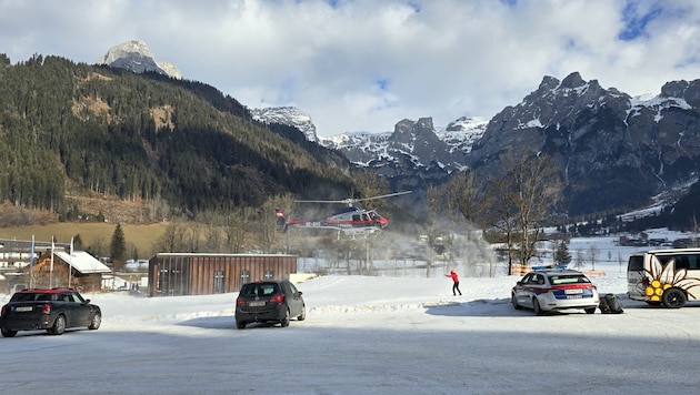 Suchaktion in Werfenweng (Bild: Bergrettung/Kremser)