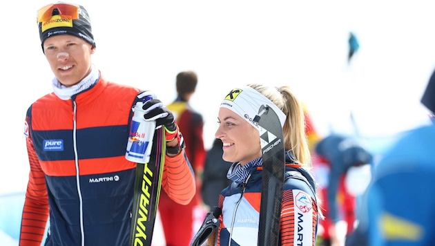 Paul Verbnjak and Sarah Dreier. (Bild: GEPA)