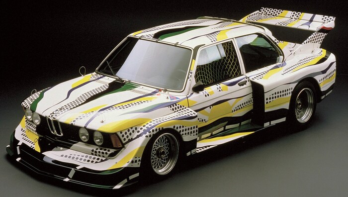 Damals das schnellste Kunstwerk der Welt: Das 1977 von Pop-Art-Künstler Roy Lichtenstein ...