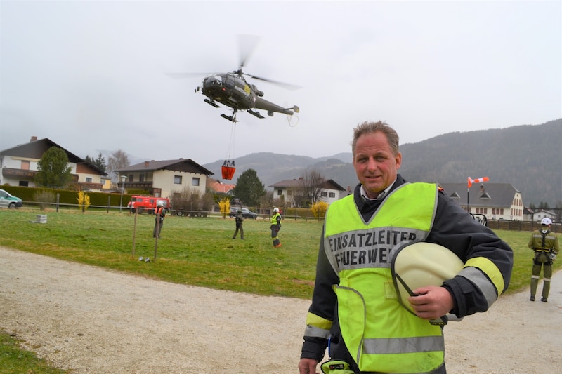 Friedrich Monai is Rudolf Robin's new deputy. (Bild: Bezirksfeuerwehrkommando St. Veit)