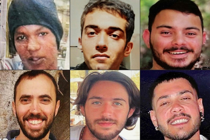 Die Deiseln, die am 22. Feber freikommen sollen. 2.R.u.: Tal Shoham