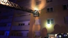 Die Feuerwehr musste die Frau über ein Fenster retten (Bild: BF Graz)