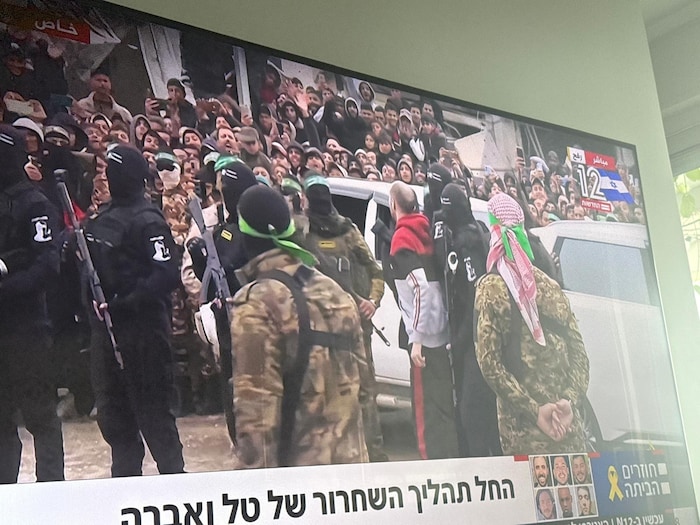 Tal Shoham kurz nach seiner Freilassung