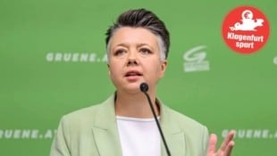 Grünen-Generalsekretärin Olga Voglauer ist von Klagenfurt bis Wien präsent. Ihr Wort ist in der Partei sehr wichtig. (Bild: SEPA Media)