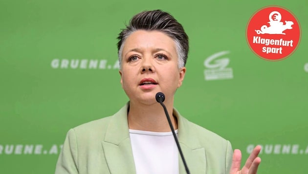 Green Party Secretary General Olga Voglauer is present from Klagenfurt to Vienna. Her word is very important in the party. (Bild: SEPA Media)