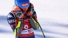 Zum Wegschauen scheinen für die Mikaela Shiffrin aktuell ihre eigenen Leistungen zu sein. (Bild: GEPA)