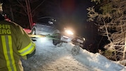 Der Wagen drohte abzustürzen.