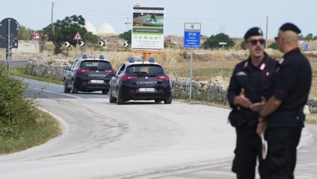 Die italienische Polizei ist streng. Aber nicht selten arbeitet die Zeit für Verkehrssünder. (Bild: AP)