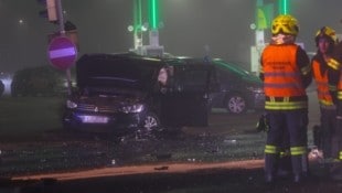 Ein Beispiel von vielen: So endete die Verfolgungsjagd nach einem jungen BMW-Raser in Traun.