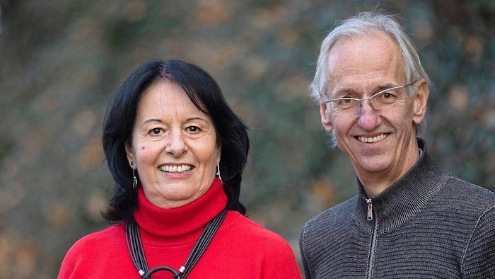 Green top duo: Ingrid Nerath and Christoph Wallner 