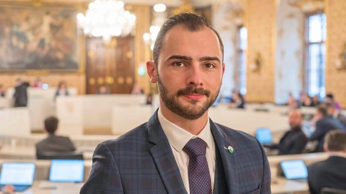 Luca-Andre Geistler (FPÖ) ist auch Landtagsabgeordneter. 