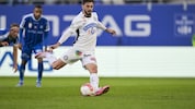 Otar Kiteishvili fixierte im Herbst per Elfer Sturms 2:1-Sieg gegen Blau-Weiß in Linz
