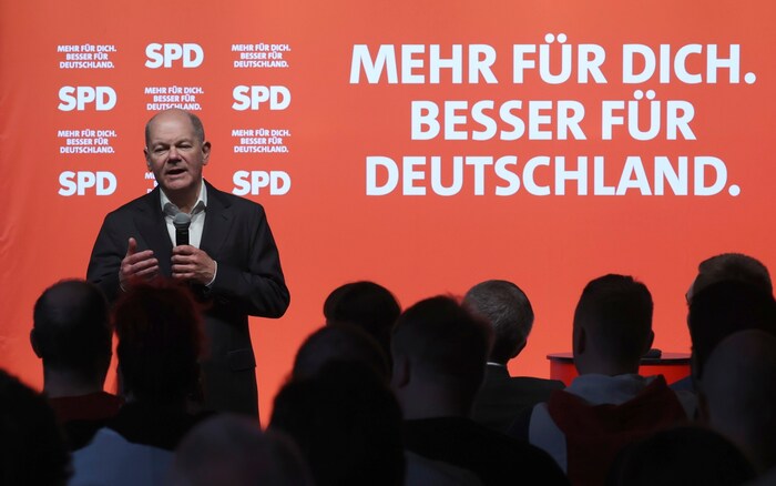 Beim Dialog mit den Bürgern fühlt Olaf Scholz sich wohl.