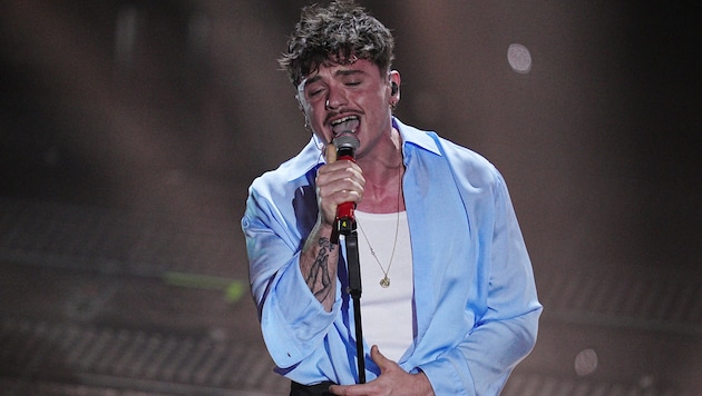 Sanremo winner Olly does not want to take part in the Song Contest for Italy. (Bild: Marco Alpozzi / LaPresse)