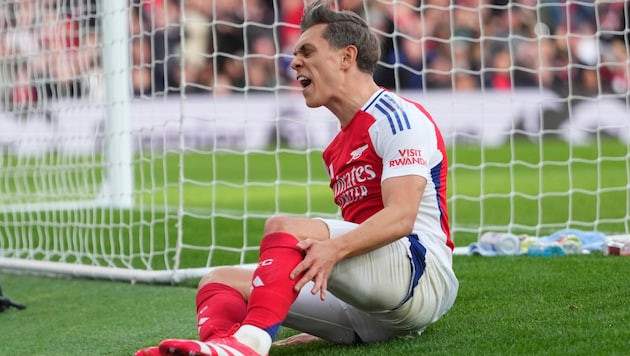 Arsenal suffered a bitter defeat against West Ham United. (Bild: ASSOCIATED PRESS)