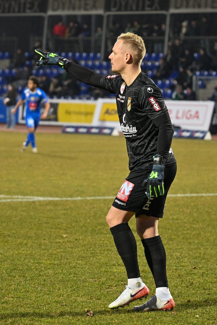 Goalie Domenik Schierl fehlte das Feuer bei seinem Team.