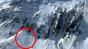 Im gekennzeichneten Bereich ging das Schneebrett ab.