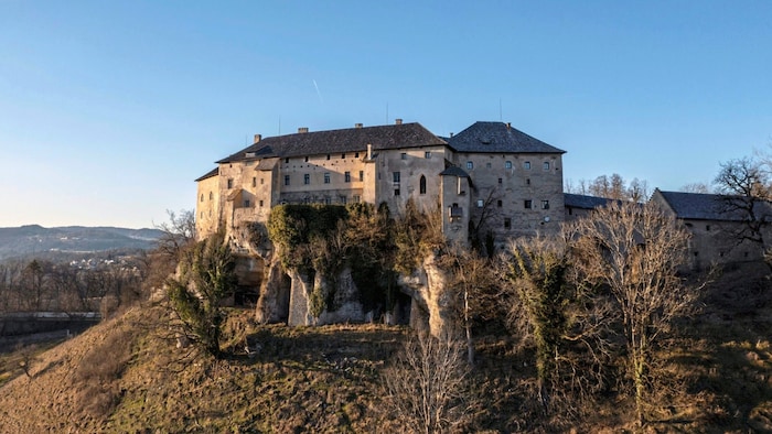 Das Schloss Hollenburg thront über dem Rosental.