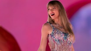 US-Popstar Taylor Swift schaffte es 2024, fünf Alben gleichzeitig in den Top 10 zu platzieren. (Bild: AP)