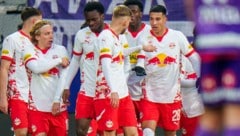 Red Bull Salzburg hat das Spitzenspiel der Bundesliga gewonnen und Trainer Thomas Letsch den ersten Sieg beschert. (Bild: GEPA)