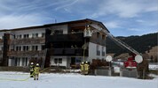 Der Feuerwehreinsatz nach dem Feuer in Tannheim.