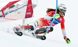 Camille Rast stürzte vor dem Ziel.