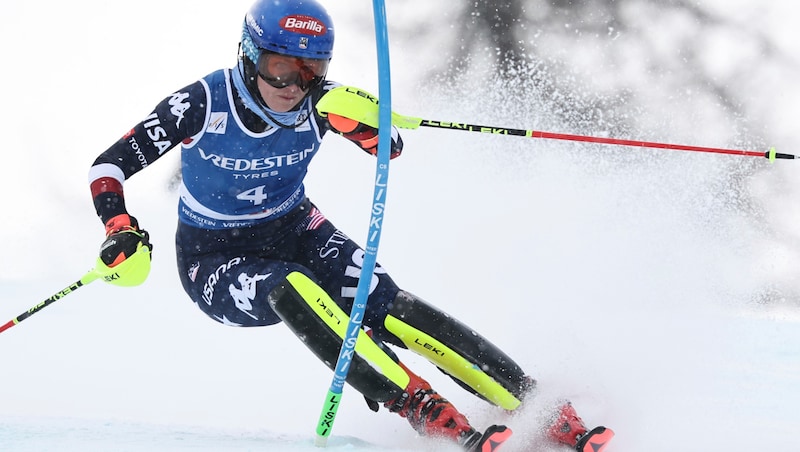 Mikaela Shiffrin (Bild: AP/Marco Trovati)