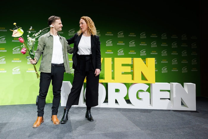 In der Messe Wien haben die Grünen ihre Kandidatenliste für die Wien-Wahl zusammengestellt