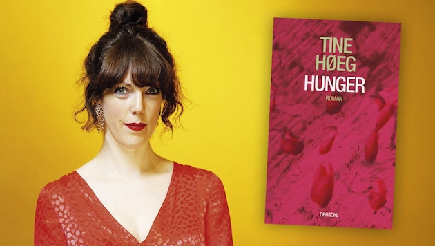 "Hunger" (26 euros, 400 pages) is the third novel by Tine Høeg to be published by Droschl-Verlag in Graz. (Bild: Krone KREATIV/Laerke Posselt/Droschl Verlag)