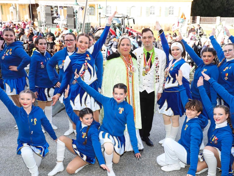 Traditionell gibt es auch ein Faschingsprinzenpaar. (Bild: Reinhard Judt)