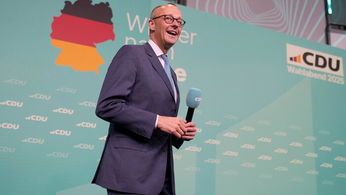 Friedrich Merz am Wahlabend