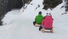  Der Helm ist auf den Rodelbahnen noch keine Selbstverständlichkeit.