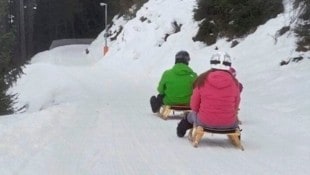  Der Helm ist auf den Rodelbahnen noch keine Selbstverständlichkeit.