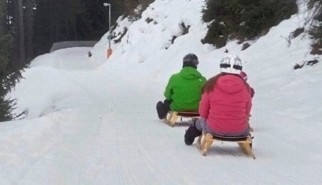  Der Helm ist auf den Rodelbahnen noch keine Selbstverständlichkeit.