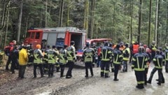 Großangelegte Suchaktion rund um den Hirschberg.  (Bild: Maurice Shourot)