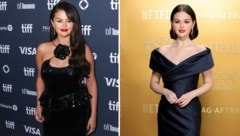 Selena Gomez zeigte sich bei den SAG-Awards deutlich schlanker als noch vor wenigen Monaten. (Bild: Krone KREATIV/Viennareport, APA/Getty Images via AFP/GETTY IMAGES/Amy Sussman)