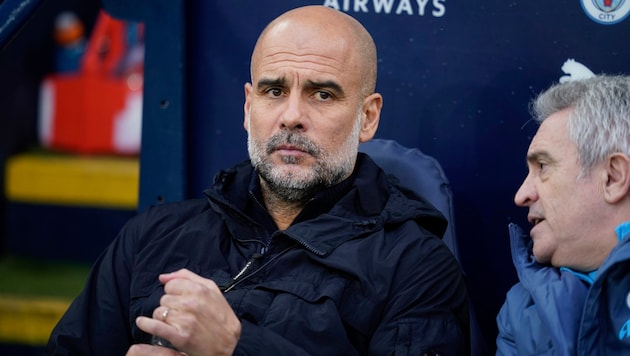 Pep Guardiola was satisfied with his team's recent performances. (Bild: Copyright 2025 The Associated Press. All rights reserved)