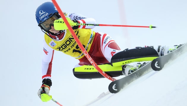 Bernadette Schild verbuchte in ihrer Karriere sieben Einzel-Stockerl im Ski-Weltcup. (Bild: GEPA)