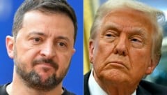 Wird Selenskyj Zugeständnisse an Trump machen? (Bild: NICOLAS TUCAT/ANDREW CABALLERO-REYNOLDS/AFP)