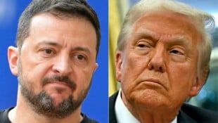 Wird Selenskyj Zugeständnisse an Trump machen? (Bild: NICOLAS TUCAT/ANDREW CABALLERO-REYNOLDS/AFP)