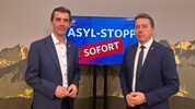 Josef Ofner und FP-Chef Erwin Angerer fordern einen sofortigen Asylstopp!