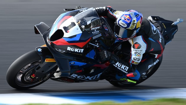 BMW motorcycles can also be seen in the Superbike World Championship - as seen here recently at the race in Australia. (Bild: EPA/Joel Carrett)