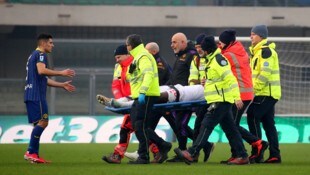 Moise Kean hat sich bei einem Zusammenstoß nicht schwerer am Kopf verletzt