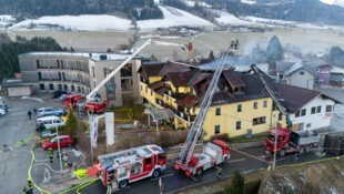 Der Hotelbrand löste einen Großeinsatz aus.