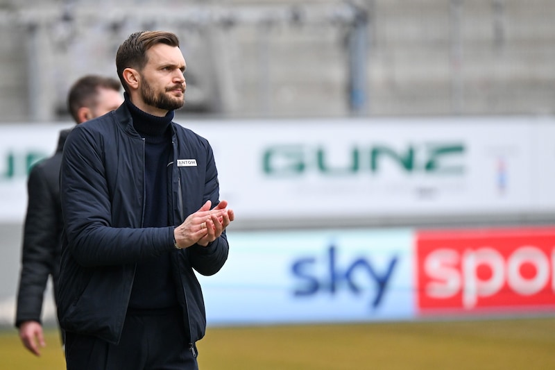 Altach-Trainer Fabio Ingolitsch ist in der Verteidigung gut aufgestellt. (Bild: GEPA)