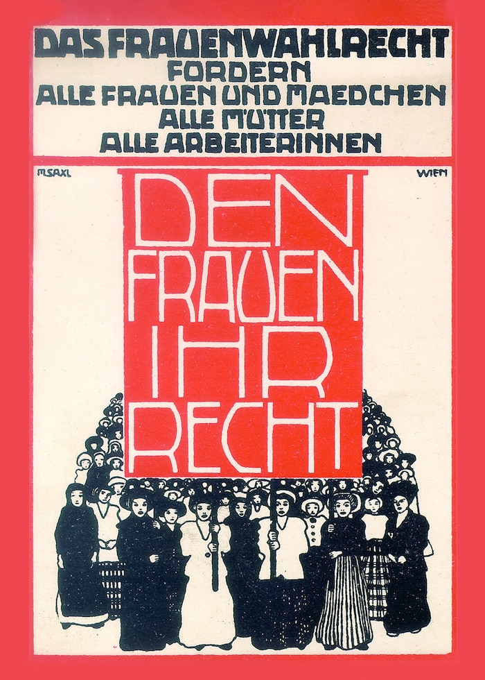 Kampfschrift „Den Frauen ihr Recht“ zum Frauentag 1913.