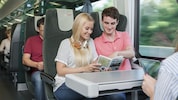 Bahnfahrer können jetzt Punkte sammeln und diese etwa für Sitzplatzreservierungen, Getränke im ...