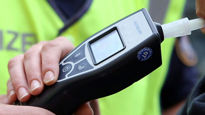 Der Test zeigte eine schwere Alkoholisierung an.