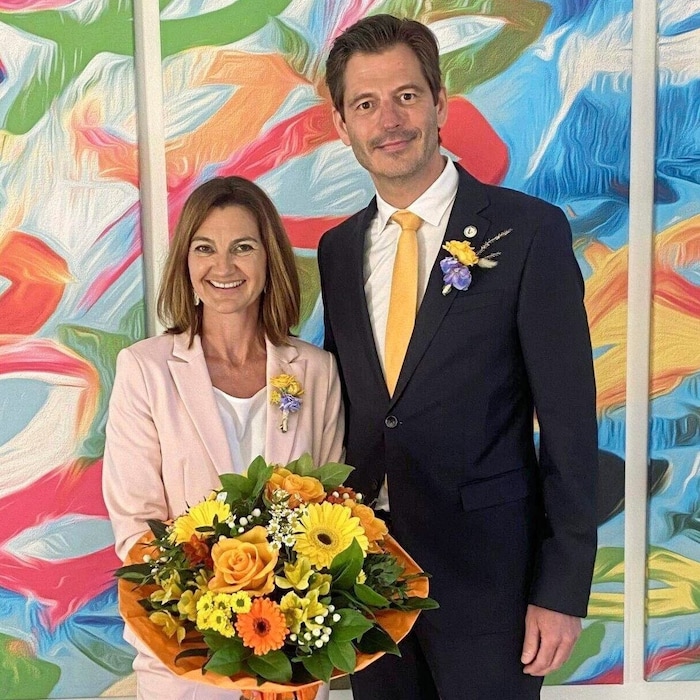 Deputy Mayor Birgit Petross has taken over from Hannes Koza for the time being.