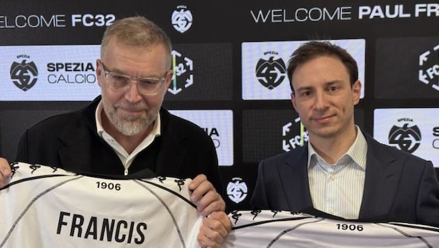 St. Pölten investor Paul Francis has joined Italian second division club Spezia. (Bild: Tuttosport)